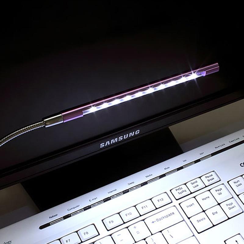 Xiaomi 5V LED Book Light Flexible Reading Lamp Portable Notebook Power Socket Lights For Bedroom Desk Decorat PC Keyboard Lighting