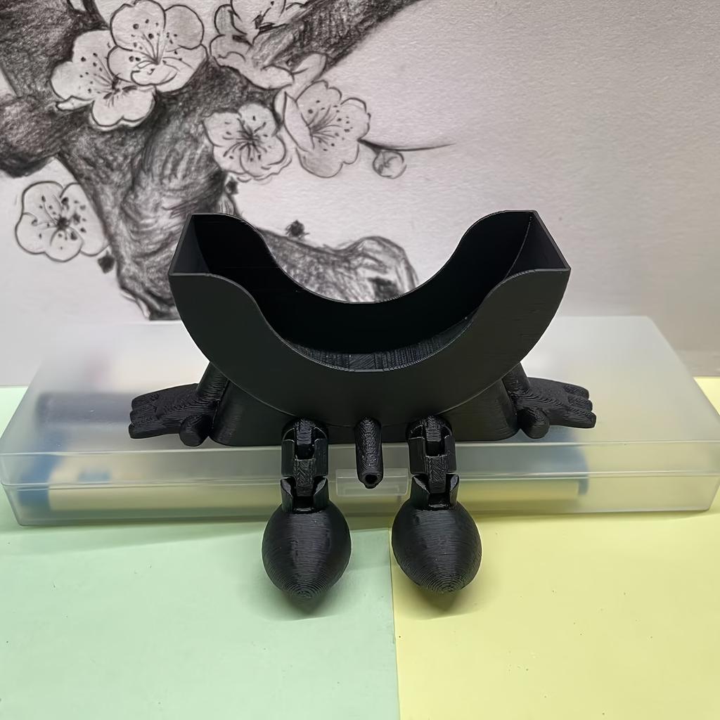 Cute and Fun Drainage Smiley Face Sponge Holder Legs with drainage holes | 2026 New Creative 3D Printed dishwashing sponge storage rack Kitchen sink