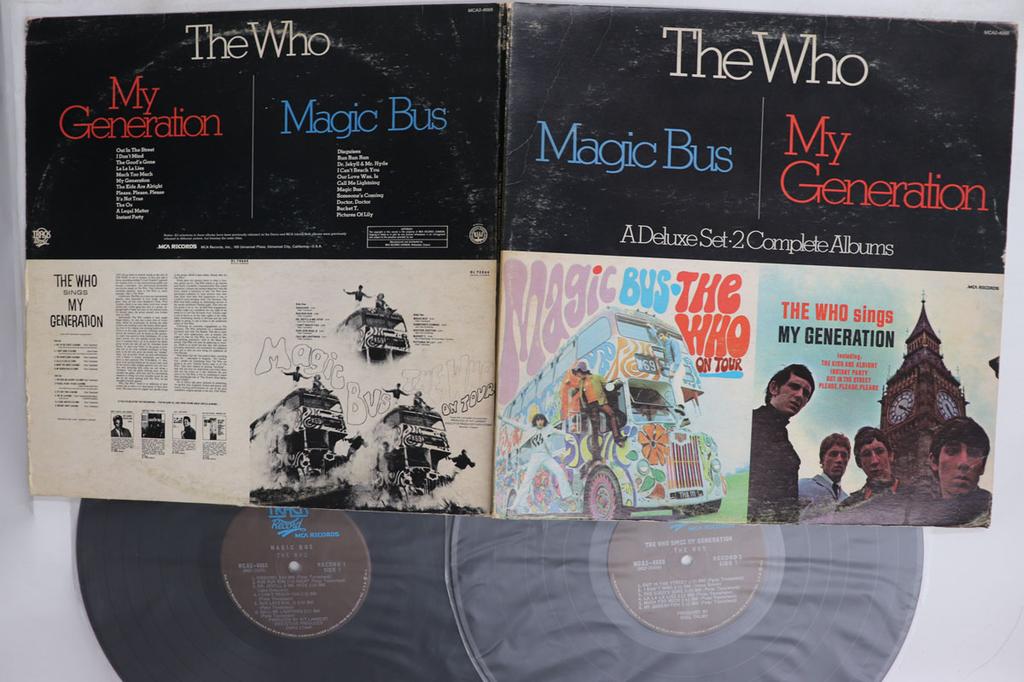 Виниловая пластинка WHO Magic Bus The Who Sings My Genera MCA24068 ТРЕК 1973 Канада Рок Б/у