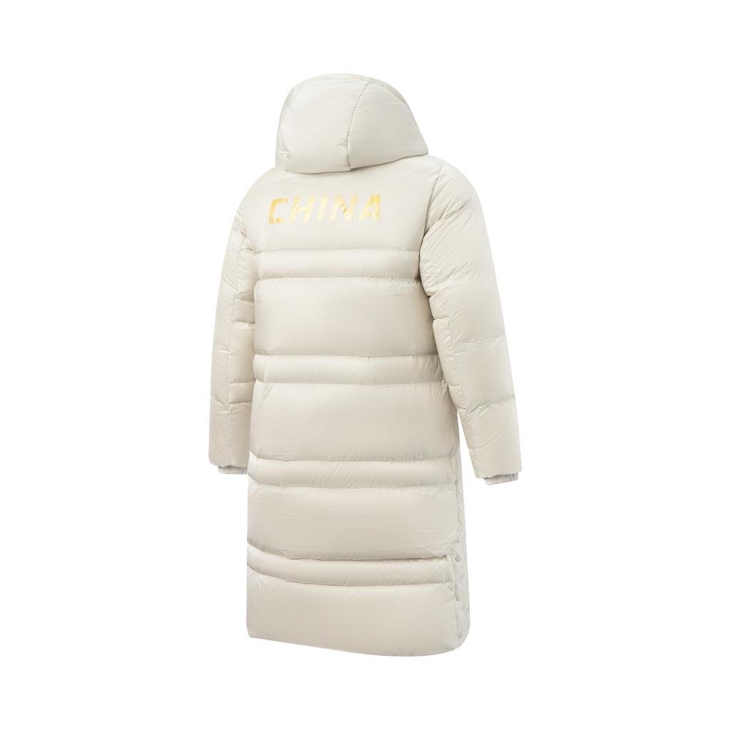 Серия настольного тенниса Li Ning Худи с логотипом и надписью Парная пуховая куртка Унисекс куртка AYMV379-2