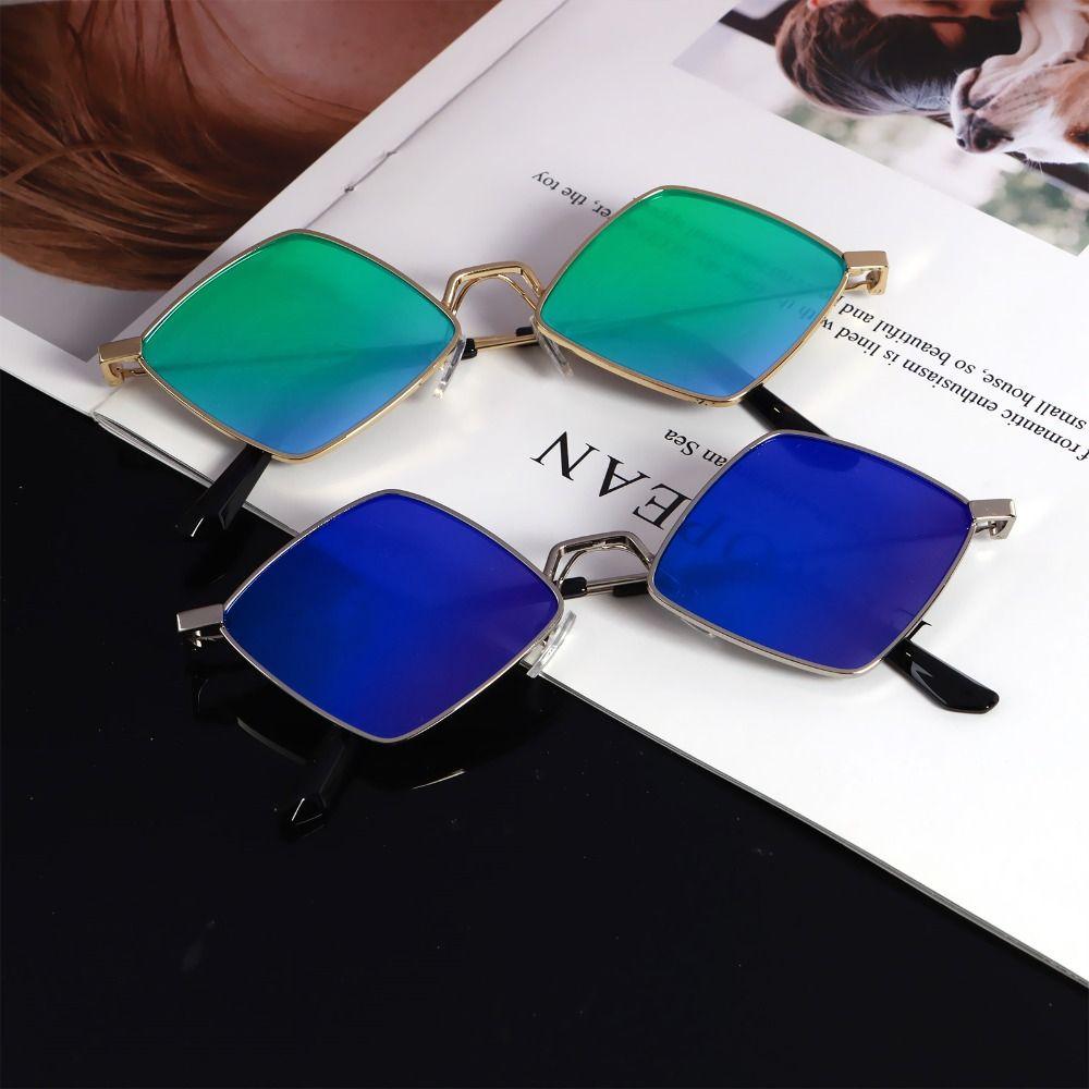 Солнцезащитные очки с четырехугольной оправой в форме ромба, женские солнцезащитные очки, мужские солнцезащитные очки