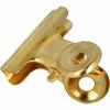 6 pinces bulldog or - 2,3 x 2,1 x 1,4 cm