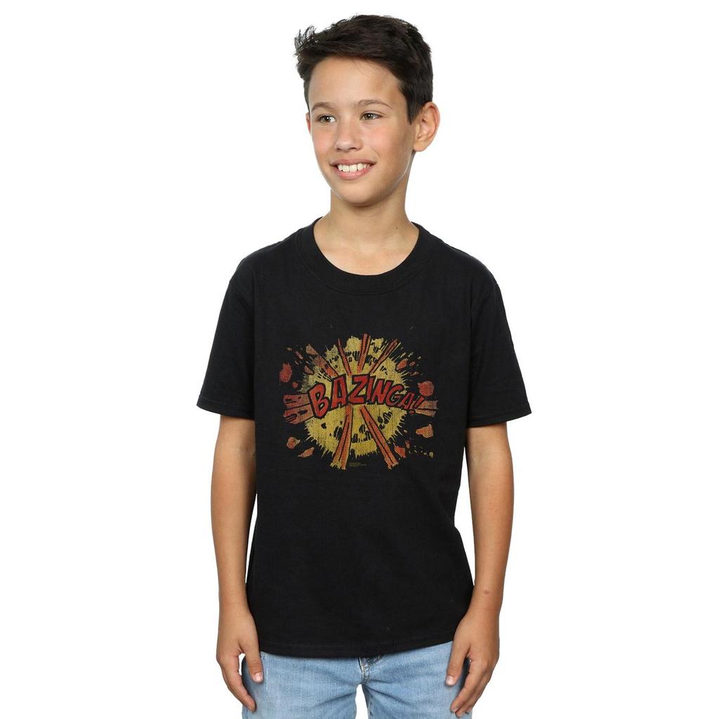 The Big Bang Theory Boys Bazinga Explosion T-Shirt