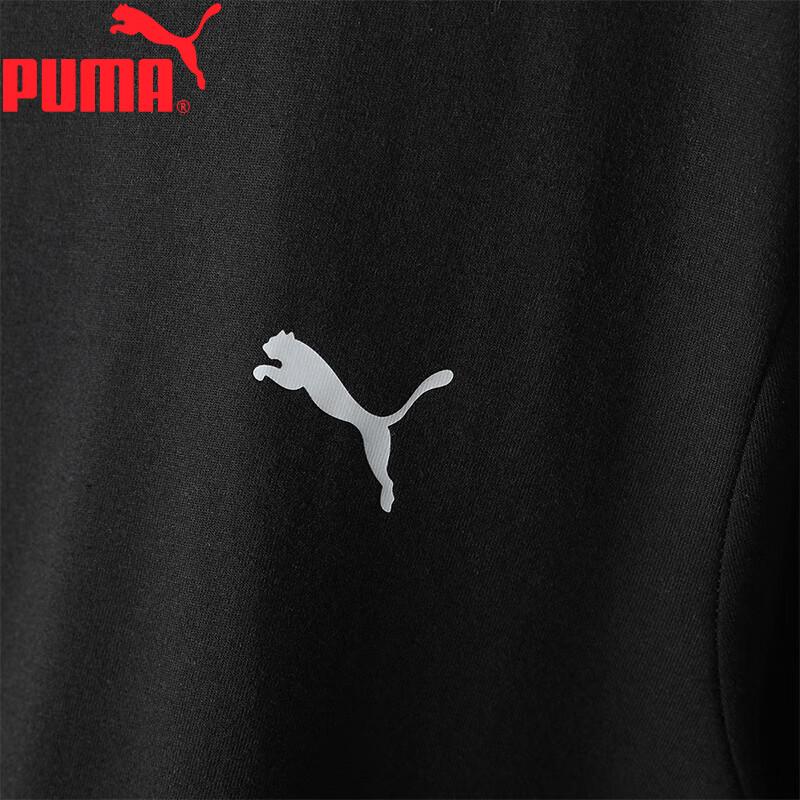 Puma Мужская футболка с длинным рукавом из хлопка, с круглым вырезом, 2 шт.