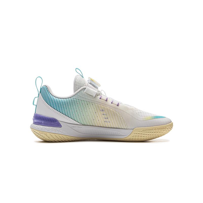Li Ning Детские баскетбольные тканевые модные простые удобные нескользящие амортизирующие износостойкие низкие детские баскетбольные кроссовки YKBV024-3