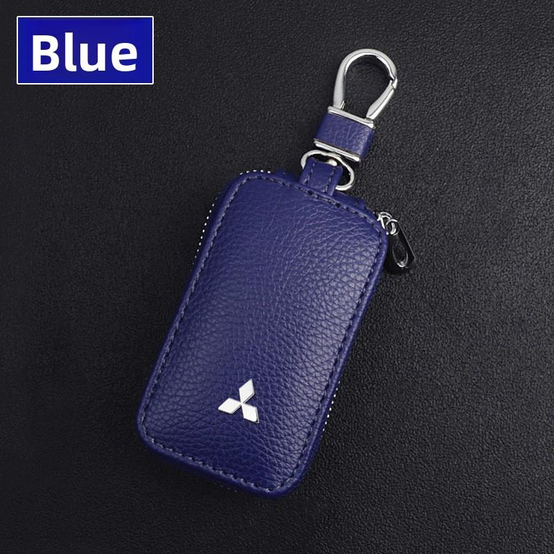 Car Key Bag Zipper Key Storage Protection Storage Bag For Mitsubishi Outlander Lancer ASX Pajero Delica EVO Triton Mirage Parts