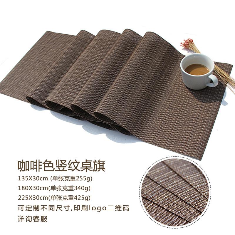 Placemat size creative household goods American pvc western food mat sample hotel thermal insulation mat