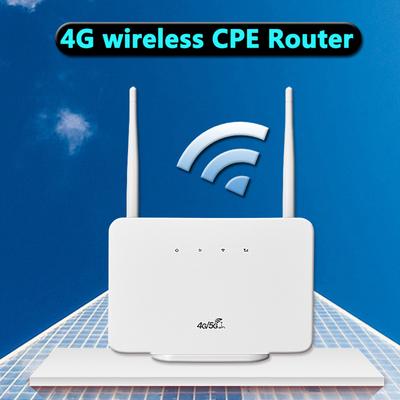Беспроводной CPE-маршрутизатор-модем 4G LTE, 300 Мбит/с, беспроводная точка доступа, с внешними антеннами и слотом для SIM-карты, для дома, путешествий, работы, EU/US вилка