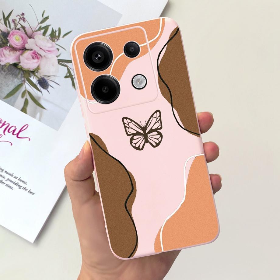 Чехол для Xiaomi Poco X6 Чехол для Xiaomi Poco X6 Pro Poco M6 Pro 5G Чехлы из ТПУ Ударопрочный Мягкий Жидкий Силикон Чехол для Телефона PocoX6 Capa