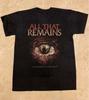 All That Remains Черная Хлопковая Рубашка ПОЛНЫЙ размер S-5XL AD731 Унисекс Футболка