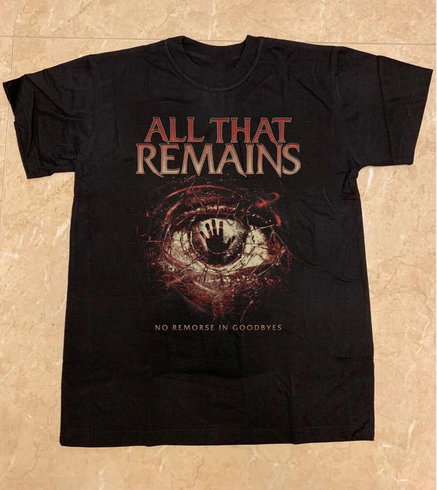 All That Remains Черная Хлопковая Рубашка ПОЛНЫЙ размер S-5XL AD731 Унисекс Футболка