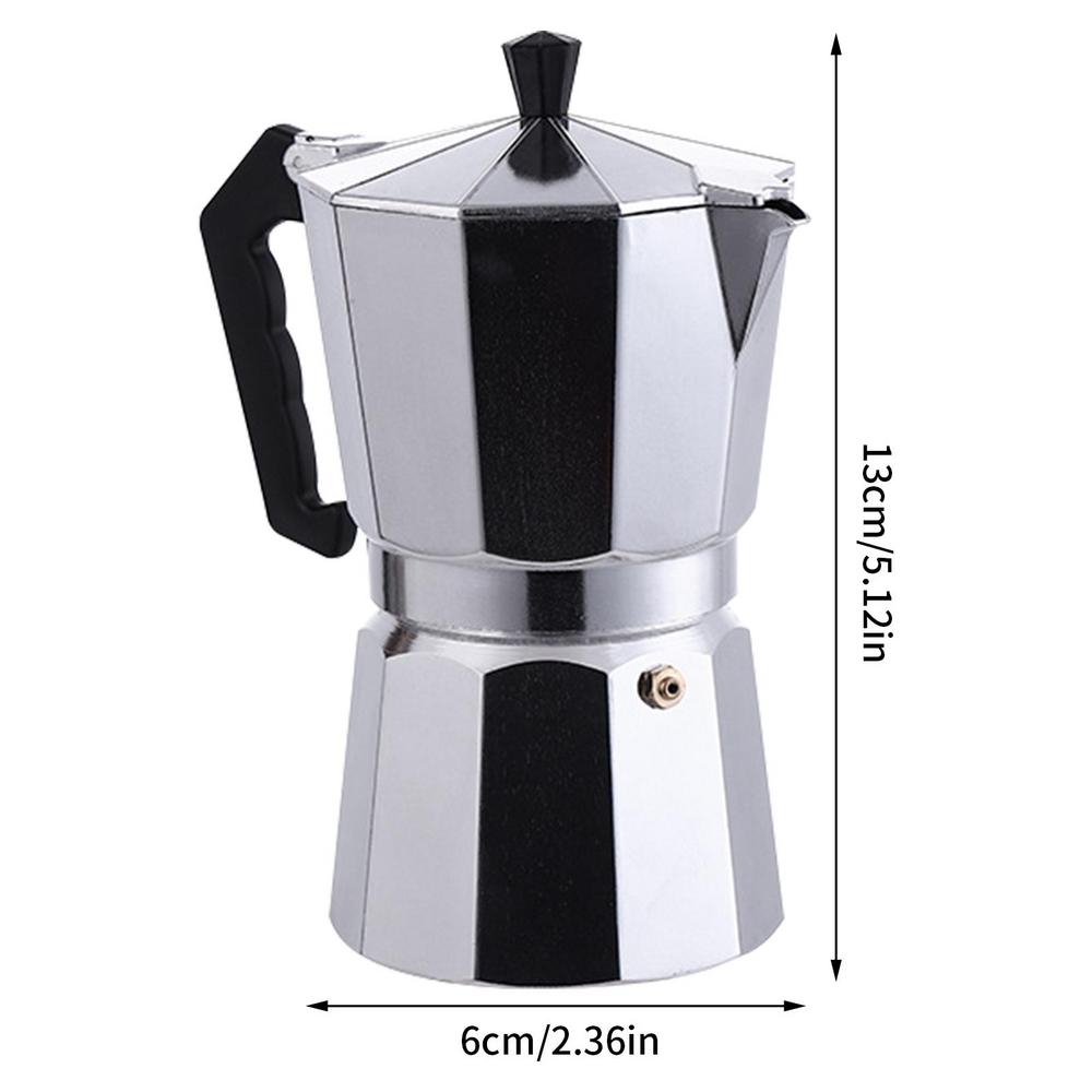 Italian Coffee Maker Moka Coffee Pot Italian Espresso Maker Easy To Operate Espresso Cup Moka Pot Makes Delicious Coffee
