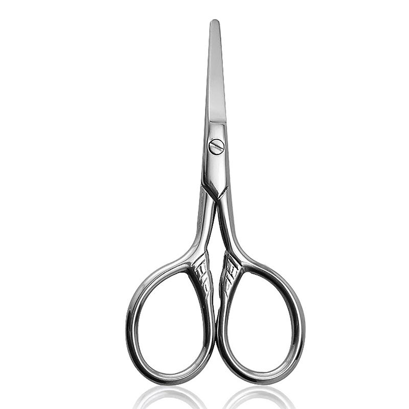 1Pcs Stainless Steel Small Makeup Grooming Scissors Eyebrows For Manicure Nail Cuticle Beard And Mustache Trimmer Nose Hair Tool