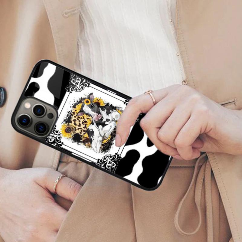 Dairy Cattle Cow Speckle Magnetic Phone Case For APPLE iPhone 17 Air 16 14 13 12 Pro Max 15 Plus Charge With MagSafe Cover