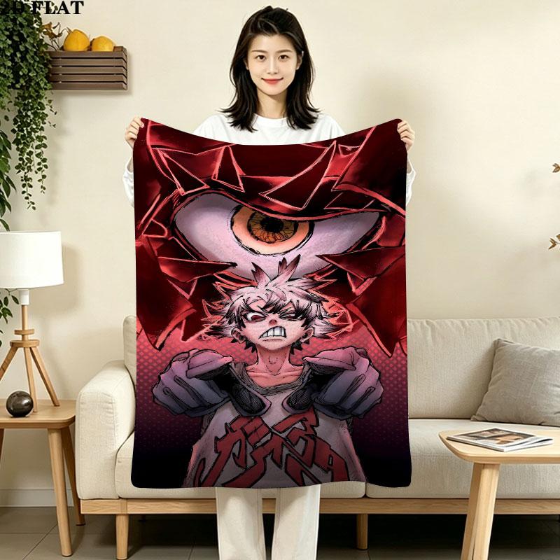1PC Gachiakuta Patterned Flannel Blanket Suitable For All Seasons For Home Decor Warmth And Comfort Gifts Holiday Present