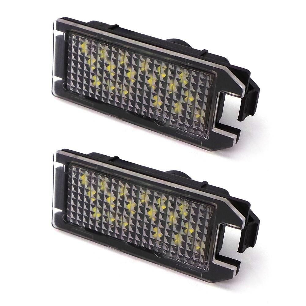 Светодиодные фонари подсветки номерного знака 550 лм, совместимы с Fiat, Dodge, Jeep, Maserati, Off-Road, 2 шт.