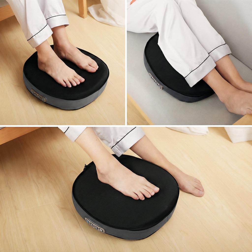 WARMING FEET MASSAGER - Foot massager providing a warming and deeply relaxing shiatsu pressure massage of the soles of the feet