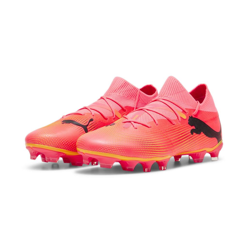 Men's Puma FUTURE 7 MATCH FG/AG pink cleats 10771503 size 46