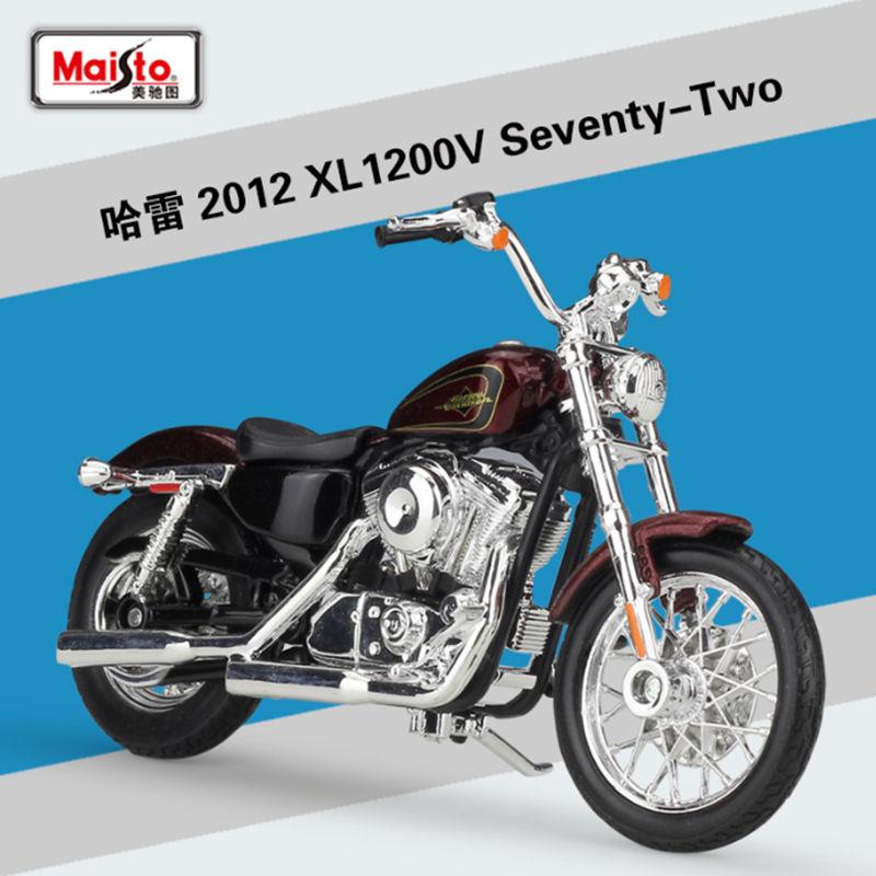 Майсто 1:18 Harley Xl 1200V Seventy-Two Литой Модель Мотоцикла Металлические Модели Мотоциклов Игрушки Моделирование Детские Подарки