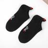 Cute Embroidery Love Heart Socks Fashion Funny Sokken Heel With Glitter Gold Silk Red Heart Ankle Socks Dropship