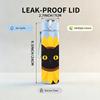 1PC Sunflower Black Cat Cute Art Print 750ml Color Plastic Sports Water Bottle Leakproof Flip Straw Lid Suitable for Sports Office Home Use