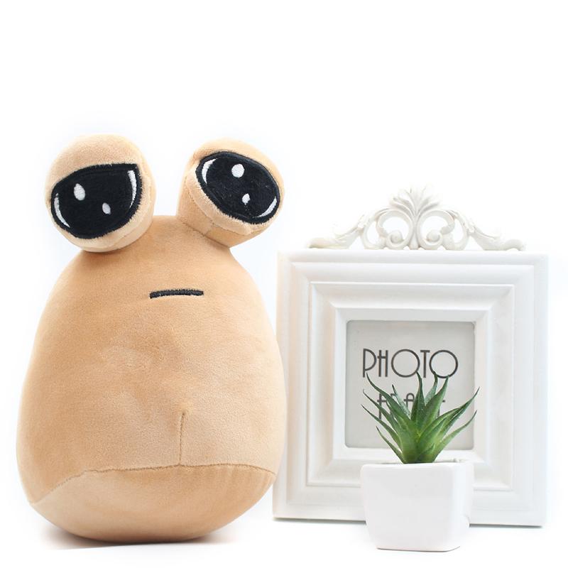 Game My Pet Alien Pou Плюшевая игрушка Furdiburb Emotion Alien Plushie Мягкая кукла Pou 22 см