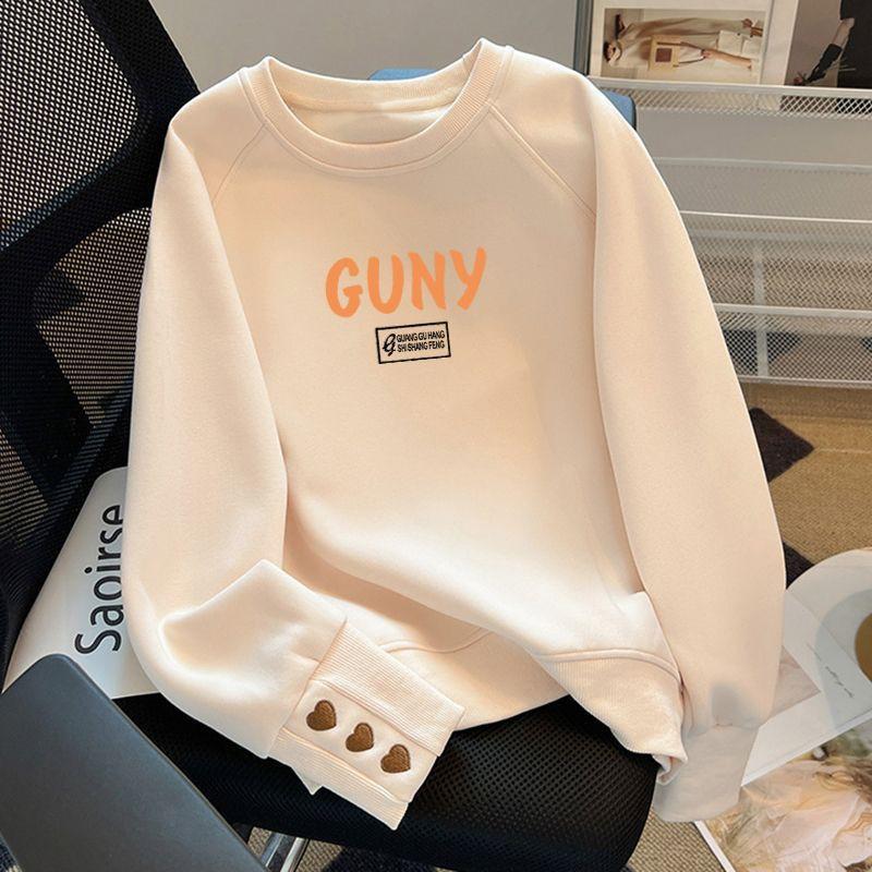 Womens Crewneck Sweatshirt Loose Fit Casual Pullover Top Geometric Print Plus Size Fall Winter