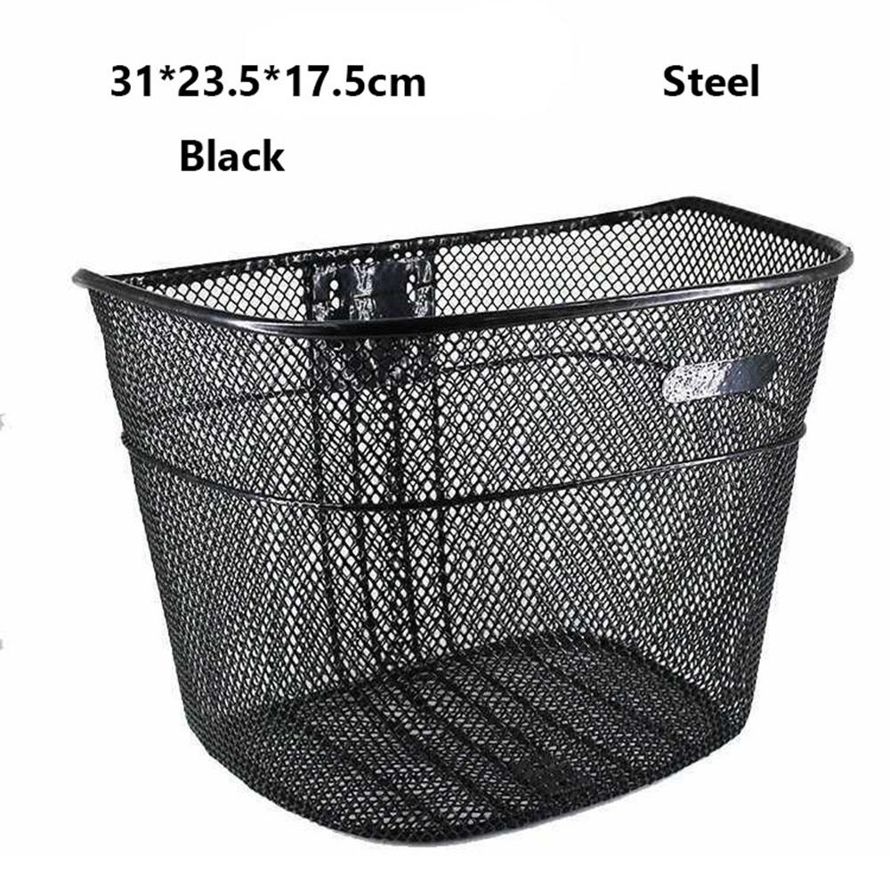 10 Стилей Пластиковая и Стальная Корзина Пластиковая и Стальная Велосипедная Корзина для Хранения Продуктов Велосипедные Аксессуары