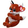 Peluche - TY - Beanie Bellies Small - Witt Le Renard - Rouge - Pour Enfant À Partir De 3 Ans