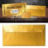 1/3/5Pcs Golden Ticket Scratch Card Surprise Gift Reveal Scratch Card with Envelope Birthday Wedding Card Gift for Kids Women Men