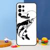 Чехол для телефона Рыбак Рыбалка Для Samsung Galaxy S24 S25 Ultra S9 S10 S20 S22 S21 S23 Plus S24 FE Чехол Coque