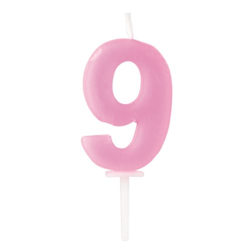 PEARL METAL Raffine Birthday Number Candle 9