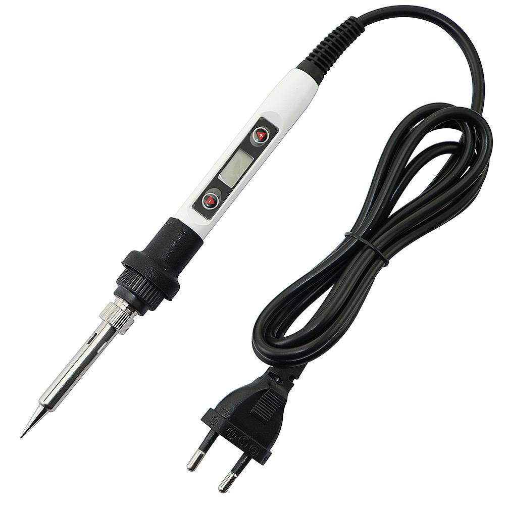 Паяльник с регулируемой температурой, 80 Вт, 220 В/110 В, электрический паяльник с ЖК-дисплеем, сварочные инструменты для ремонта