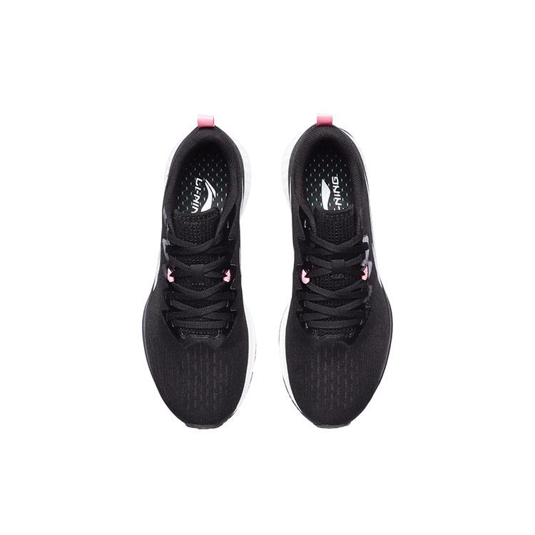 Li Ning Red Hare 4 Низкие Тканевые износостойкие дышащие Беговые кроссовки Женские Черные ARMR004-1