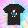 Michael Meowers T-Shirt | Horror Cat Knife Graphic Tee | Halloween Humor | S-5XL
