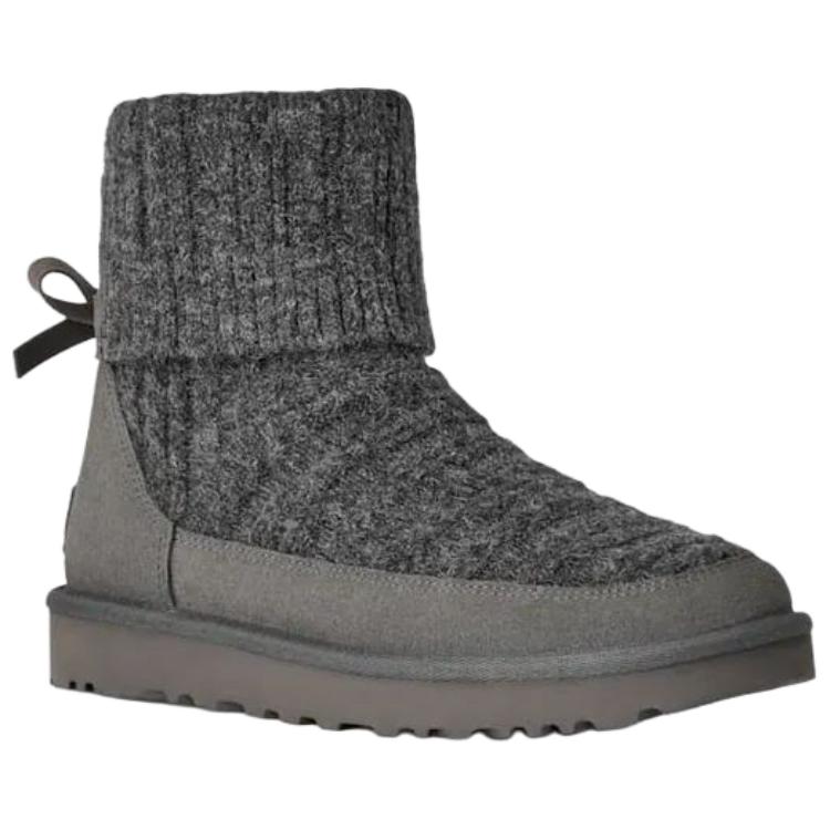 UGG Мини Cabelle Термосапоги для снега Женские Серые 1174578-MNGRY
