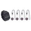 Wireless Restaurant Service Calling System 1 Watch and 4 Button Pagers Waterproof Restaurant Pager