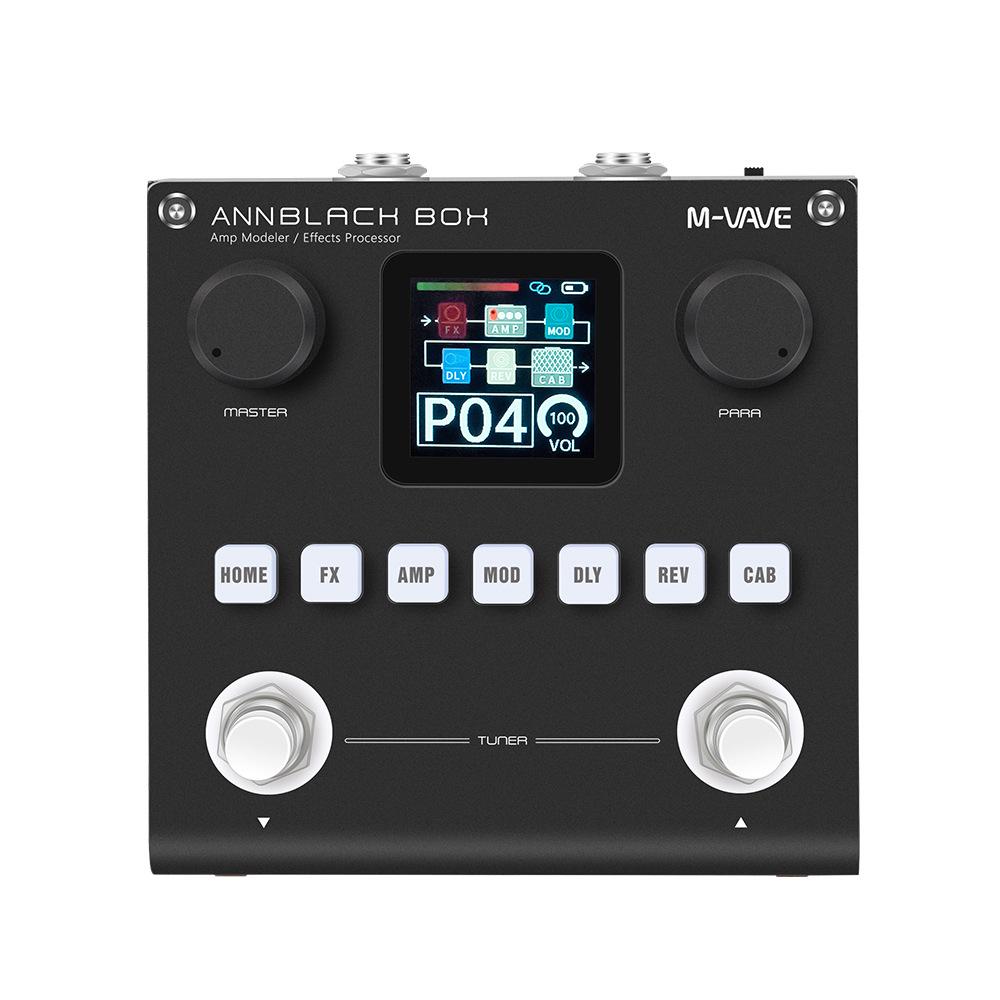 M-VAVE Black Box Мультиэффект-процессор и симулятор усилителя для электрогитары и бас-гитары