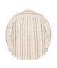 PRODESHIRT Malta Striped Linen Shirt (Brown)
