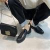 Leather Small Leather Shoes Women's 2025 New Niche British Style Retro One-pedal Versatile Loafers Women's Single Shoes
