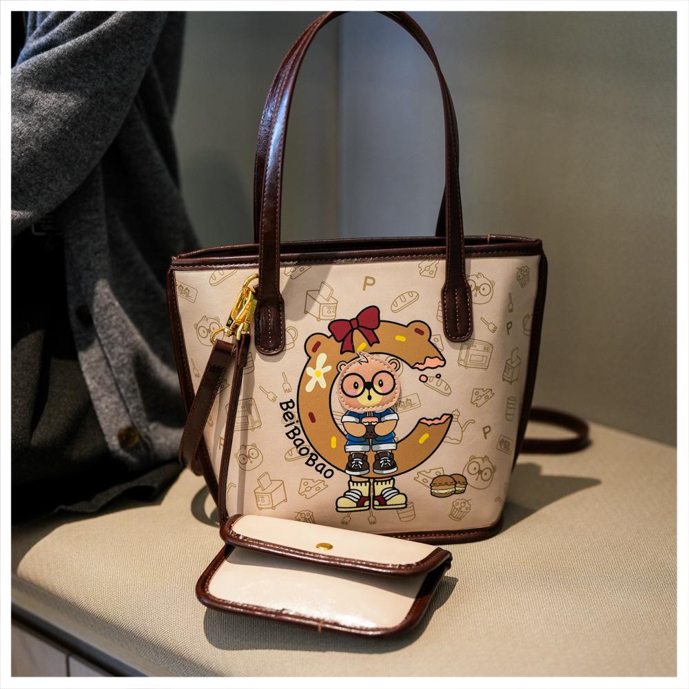 Большая вместительная сумка через плечо, сумка через плечо, студенческая сумка, новая