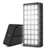 Внешний Power Bank на солнечной энергии 30000 мАч с фонарем для кемпинга, 4 USB, двойной вход.