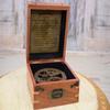 12.7 Cm Brass Gilbert Compass In Wooden Gift Box Nautical Accessory Marine Enthusiasts Boat Decor Gift for Sailors Office Decor