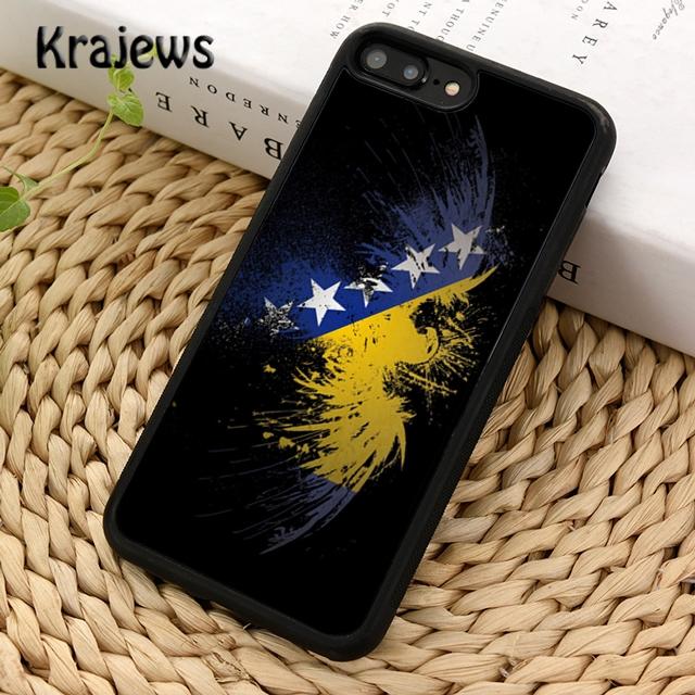 Чехол для телефона Krajews с флагом Боснии и Герцеговины для iPhone 14 5 SE 6s 7 8 plus X XR XS 11 12 13 pro max Samsung S21 S22 ultra