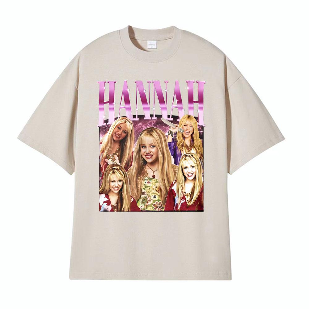 Limited Retro Hannah Montana Movie T Shirts Men Women Harajuku High Street Oversized Tshirt Casual Comfort Short Sleeve T Shirt