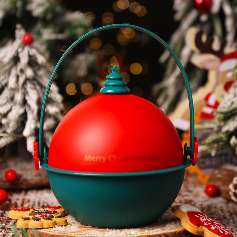 Трансграничная рождественская подарочная коробка с яблоками и дизайном снеговика