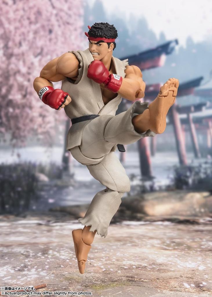 TAMASHII NATIONS Street Fighter Ryu 150mm Painted Movable Figure S.H.Figuarts -Outfit 2- Approx. PVC&ABS