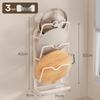 Wall-Mounted Punch-Free Pot Lid Organizer