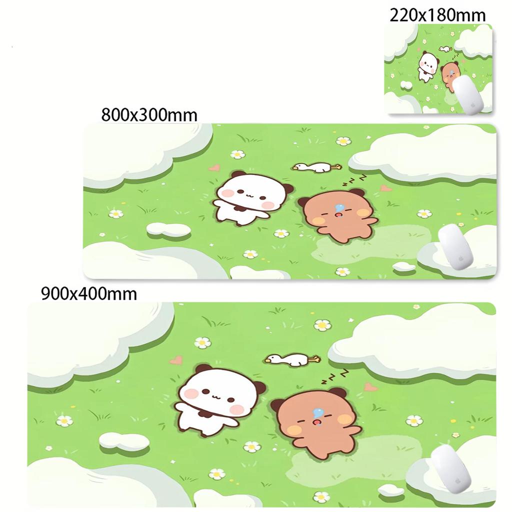 Большой игровой коврик для мыши BuBu DuDu Kawaii, коврик для мыши из натурального каучука, коврик для игровой мыши Gamer Xxl, офисный коврик для ПК-клавиатуры, милый коврик для стола