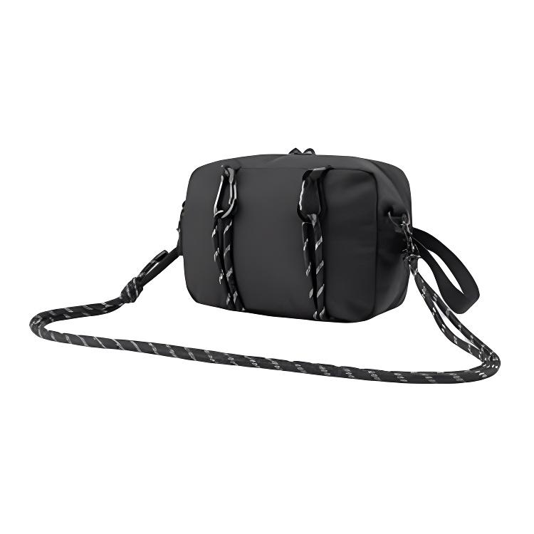 The North Face Light Logo Zipper Shoulder Crossbody Outdoor Bag Unisex bags Black NF0A8DJR-KX7